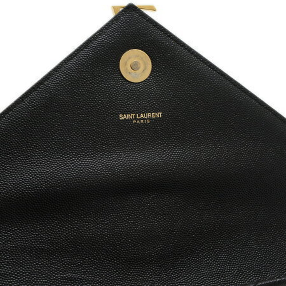 Saint Laurent Yves Envelope Chain Shoulder Bag Black - Picture 5 of 7